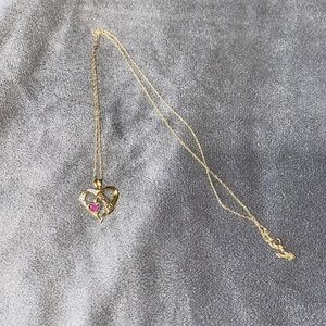 Ruby Mom Necklace